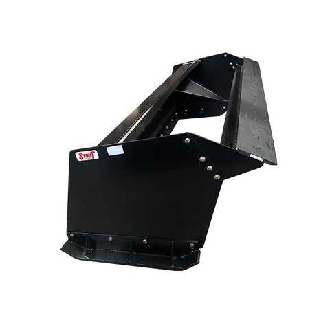 Stout Skid Steer Snow Pusher | Oscillating Hitch | Skid Steer Quick Attach