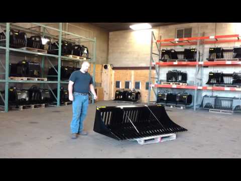 Stinger wheel loader rock bucket product video
