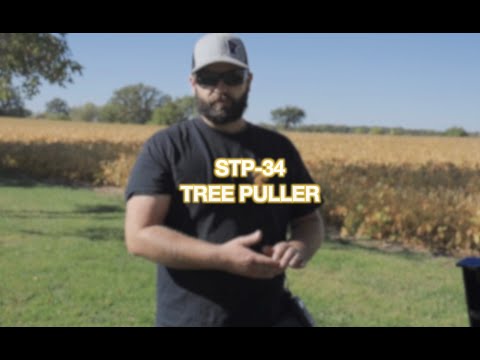 Stinger skid steer tree puller product video