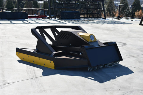 Loflin four-blade skid steer brush cutter
