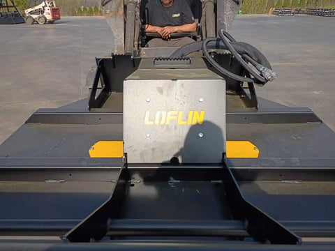 Loflin three-blade hydraulic brush cutter
