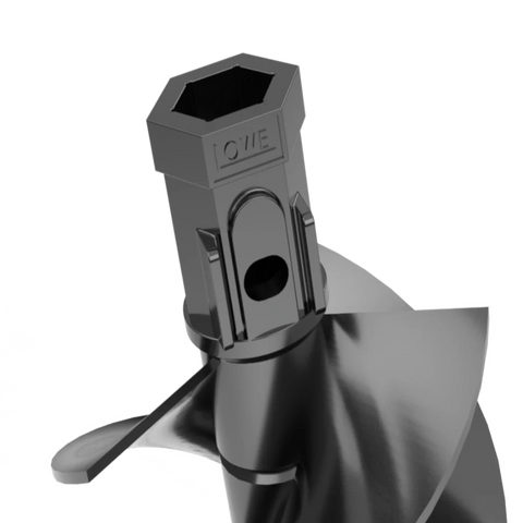 Lowe 12" Stump Planer Auger Bit – 2" Hex Drive