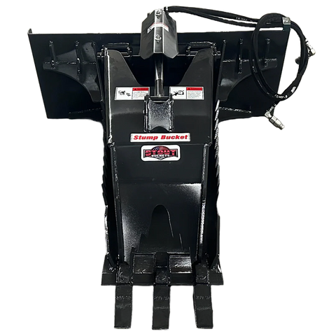 Stout Skid Steer XL Stump Bucket Grapple | Universal Quick Attach