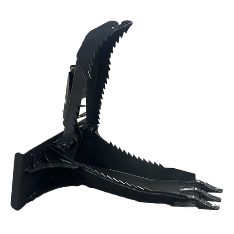 Stout Skid Steer XL Stump Bucket Grapple | Universal Quick Attach